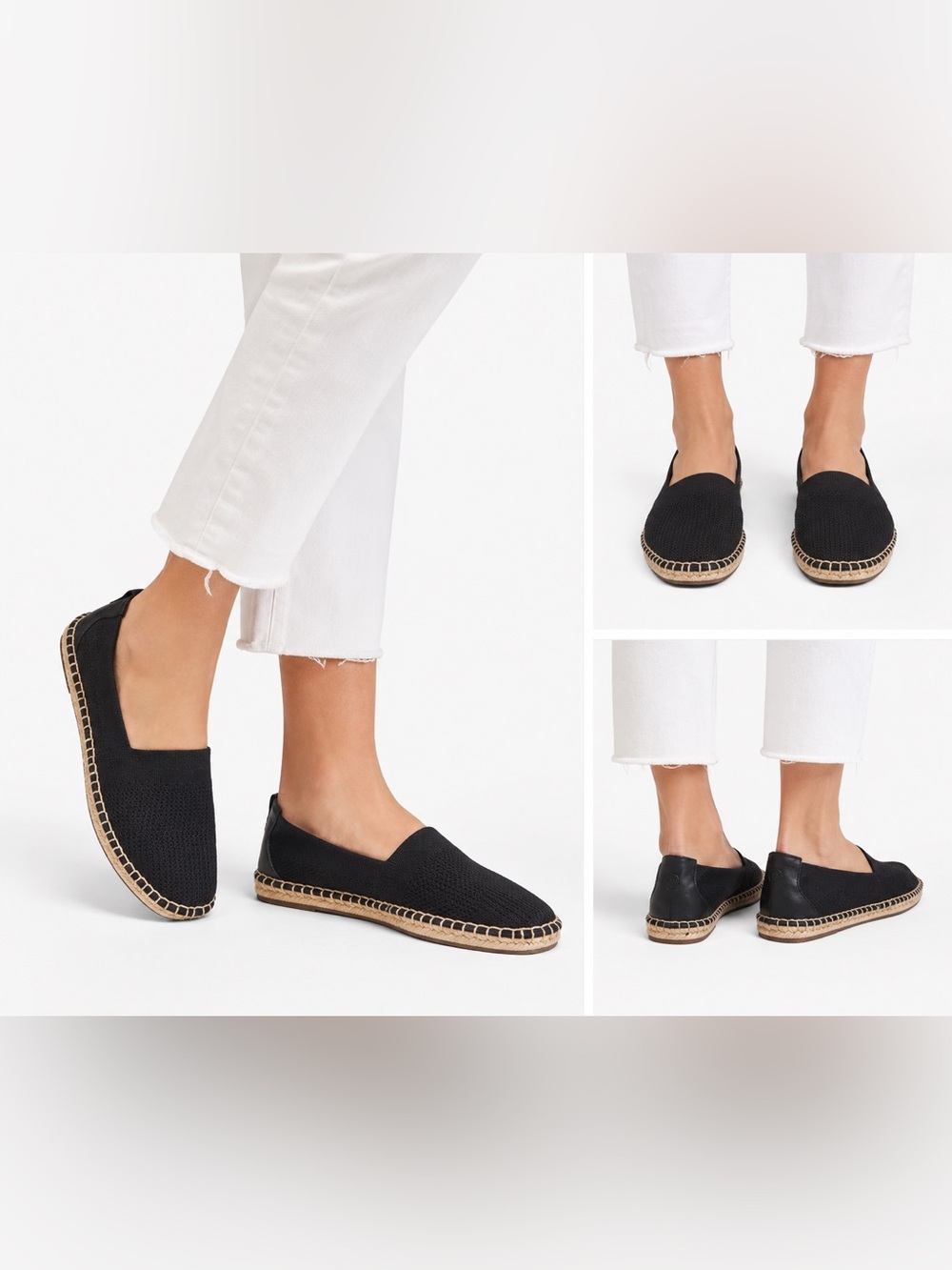 Cole Haan Black Woven‎ Espadrilles